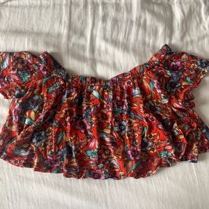 Floral crop top